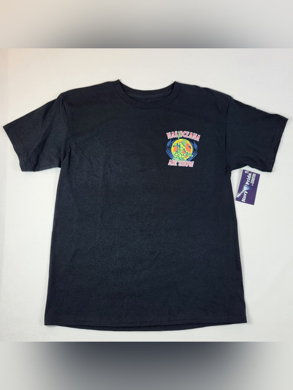 NAS Oceana Air Show T-SHIRT 2025 Youth Size XL Black Virginia Beach Naval NWT